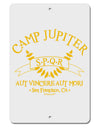 Camp Jupiter - SPQR Banner - Gold Aluminum 8 x 12&#x22; Sign by TooLoud-TooLoud-White-Davson Sales