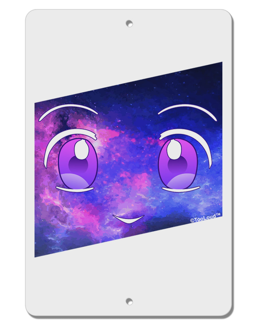 Cute Cosmic Eyes Aluminum 8 x 12&#x22; Sign-TooLoud-White-Davson Sales