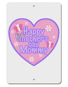 Happy First Mother's Day Mommy - Pink Aluminum 8 x 12&#x22; Sign by TooLoud-TooLoud-White-Davson Sales