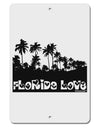 Florida Love - Palm Trees Cutout Design Aluminum 8 x 12&#x22; Sign by TooLoud-TooLoud-White-Davson Sales