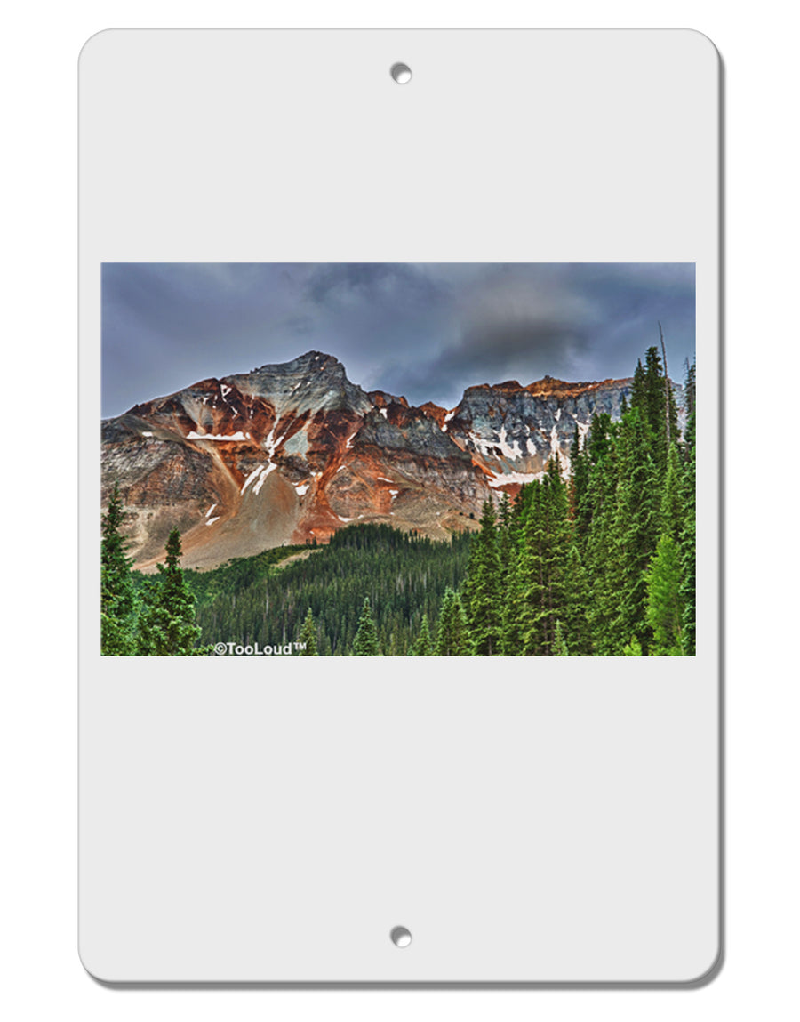 Colorado Mountains Forrest Aluminum 8 x 12&#x22; Sign-TooLoud-White-Davson Sales