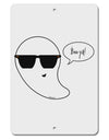 Boo Ya Cool Ghost Halloween Aluminum 8 x 12&#x22; Sign-TooLoud-White-Davson Sales