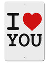 I Heart You Aluminum 8 x 12&#x22; Sign-TooLoud-White-Davson Sales