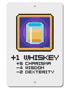 Pixel Whiskey Item Aluminum 8 x 12&#x22; Sign-TooLoud-White-Davson Sales