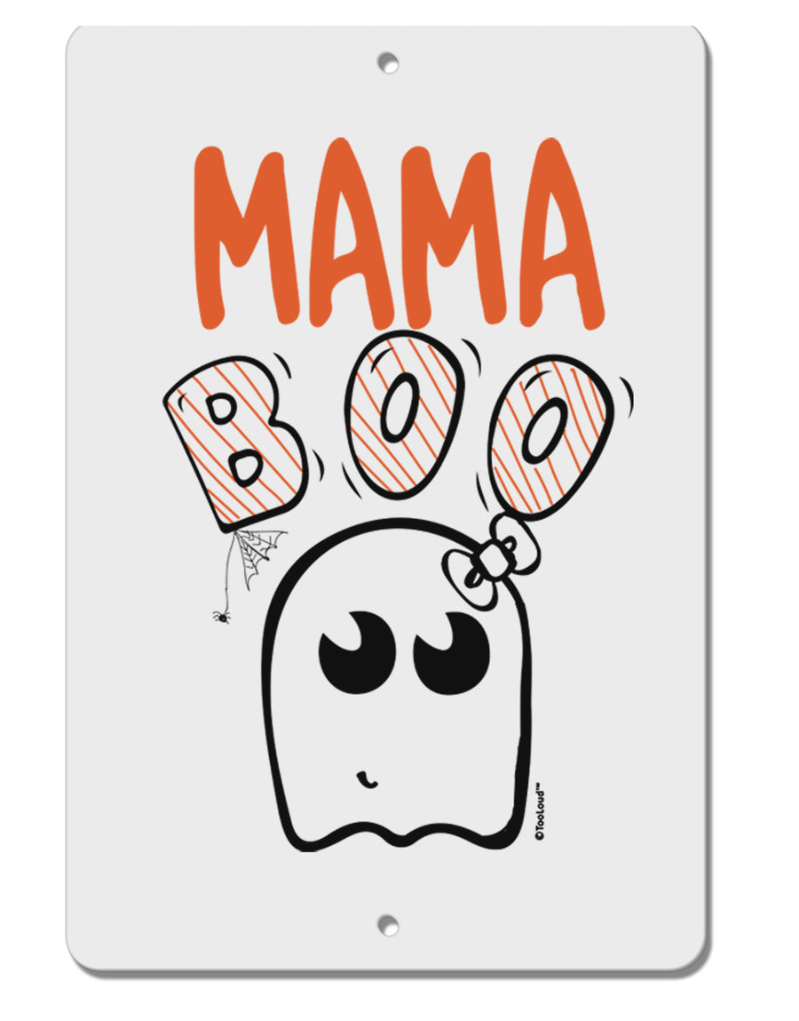 TooLoud Mama Boo Ghostie Aluminum 8 x 12 Inch Sign-Aluminum Sign-TooLoud-Davson Sales