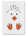 TooLoud Cute Easter Chick Face Aluminum 8 x 12 Inch Sign