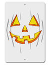 Halloween Glow Smiling Jack O Lantern Aluminum 8 x 12&#x22; Sign-TooLoud-White-Davson Sales