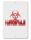 Hardstyle Biohazard Aluminum 8 x 12&#x22; Sign-TooLoud-White-Davson Sales