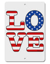 American Love Design Aluminum 8 x 12&#x22; Sign by TooLoud-TooLoud-White-Davson Sales