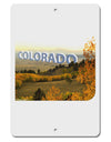 Colorado Postcard Gentle Sunrise Aluminum 8 x 12&#x22; Sign by TooLoud-TooLoud-White-Davson Sales