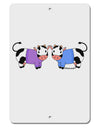 Cute Pair of Sweater Cows Aluminum 8 x 12&#x22; Sign-TooLoud-White-Davson Sales