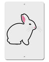 Cute Bunny Rabbit Easter Aluminum 8 x 12&#x22; Sign-TooLoud-White-Davson Sales