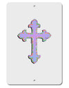 Easter Color Cross Aluminum 8 x 12&#x22; Sign-TooLoud-White-Davson Sales