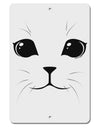 Cute Cat Face Aluminum 8 x 12&#x22; Sign by TooLoud-TooLoud-White-Davson Sales