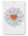 Pretty Daisy Heart Aluminum 8 x 12" Sign-8x12AluminumSigns-TooLoud-Davson Sales