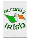 Actually Irish Aluminum 8 x 12&#x22; Sign-TooLoud-White-Davson Sales