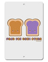 Cute PB and J Design - Made for Each Other Aluminum 8 x 12&#x22; Sign by TooLoud-TooLoud-White-Davson Sales