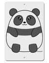 Cute Panda Bear Aluminum 8 x 12&#x22; Sign by TooLoud-TooLoud-White-Davson Sales