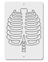 Skeleton Ribcage Halloween Aluminum 8 x 12&#x22; Sign-TooLoud-White-Davson Sales