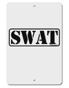 SWAT Team Logo - Text #2 Aluminum 8 x 12&#x22; Sign by TooLoud-TooLoud-White-Davson Sales