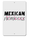 Mexican Princess - Cinco de Mayo Aluminum 8 x 12&#x22; Sign by TooLoud-TooLoud-White-Davson Sales