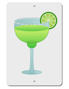 Green Margarita with Lime - Cinco de Mayo Aluminum 8 x 12&#x22; Sign by TooLoud-TooLoud-White-Davson Sales