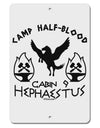 Cabin 9 Hephaestus Half Blood Aluminum 8 x 12&#x22; Sign-TooLoud-White-Davson Sales