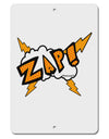 Onomatopoeia ZAP Aluminum 8 x 12&#x22; Sign-TooLoud-White-Davson Sales