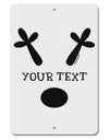 Personalized Matching Reindeer Family Design - Your Text Aluminum 8 x 12&#x22; Sign-TooLoud-White-Davson Sales