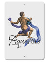 Aquarius Color Illustration Aluminum 8 x 12&#x22; Sign-TooLoud-White-Davson Sales