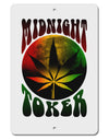 Midnight Toker Marijuana Aluminum 8 x 12&#x22; Sign-TooLoud-White-Davson Sales