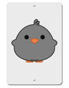 Cute Little Chick - Black Aluminum 8 x 12&#x22; Sign by TooLoud-TooLoud-White-Davson Sales