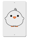 Cute Little Chick - White Aluminum 8 x 12&#x22; Sign by TooLoud-TooLoud-White-Davson Sales