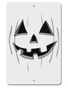 Halloween Pumpkin Smile Jack O Lantern Aluminum 8 x 12&#x22; Sign-TooLoud-White-Davson Sales