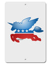 Unicorn Political Symbol Aluminum 8 x 12&#x22; Sign-TooLoud-White-Davson Sales
