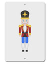 Nutcracker Design - Red Gold Black Aluminum 8 x 12&#x22; Sign-TooLoud-White-Davson Sales