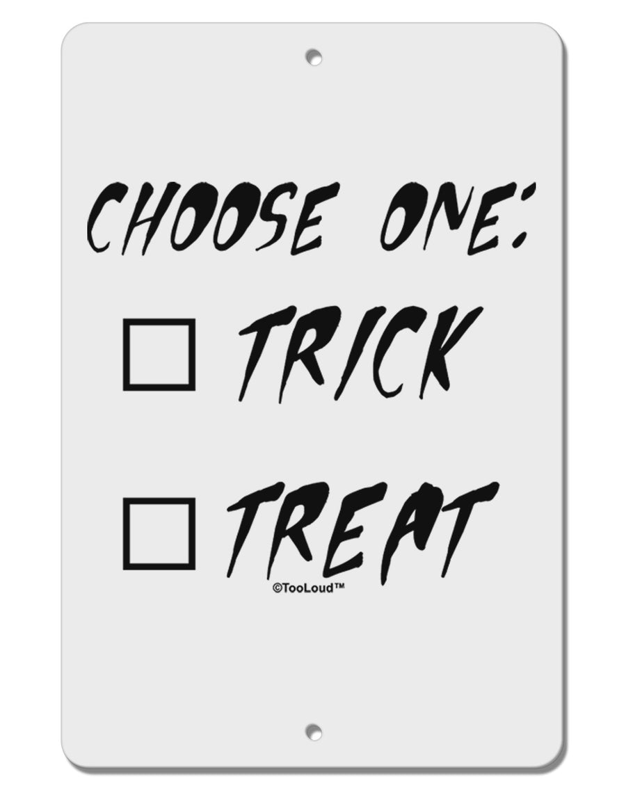 Choose One Unchecked Aluminum 8 x 12&#x22; Sign-TooLoud-White-Davson Sales