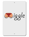 Wiggle - Twerk Medium Aluminum 8 x 12&#x22; Sign-TooLoud-White-Davson Sales