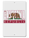 California Design #1 Aluminum 8 x 12&#x22; Sign by TooLoud-TooLoud-White-Davson Sales