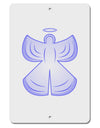 Snow Angel Design - Winter Aluminum 8 x 12&#x22; Sign-TooLoud-White-Davson Sales