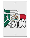 Mexico Eagle Symbol - Mexican Flag - Mexico Aluminum 8 x 12&#x22; Sign by TooLoud-TooLoud-White-Davson Sales