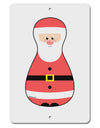 Cute Santa Matryoshka Nesting Doll - Christmas Aluminum 8 x 12&#x22; Sign-TooLoud-White-Davson Sales