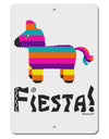 Colorful Pinata Design - Fiesta Aluminum 8 x 12&#x22; Sign by TooLoud-TooLoud-White-Davson Sales