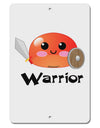 Cute RPG Slime - Warrior Aluminum 8 x 12&#x22; Sign by TooLoud-TooLoud-White-Davson Sales