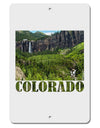 Beautiful Cliffs Colorado Aluminum 8 x 12&#x22; Sign by TooLoud-TooLoud-White-Davson Sales