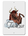 Taurus Color Illustration Aluminum 8 x 12&#x22; Sign-TooLoud-White-Davson Sales