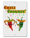 Chili Cookoff! Chile Peppers Aluminum 8 x 12&#x22; Sign-TooLoud-White-Davson Sales