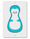 Cute Penguin Matryoshka Nesting Doll - Christmas Aluminum 8 x 12&#x22; Sign-TooLoud-White-Davson Sales