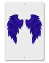 Epic Dark Angel Wings Design Aluminum 8 x 12&#x22; Sign by TooLoud-TooLoud-White-Davson Sales