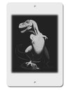 Tyrannosaurus Rex Design - Grayscale Aluminum 8 x 12&#x22; Sign by TooLoud-TooLoud-White-Davson Sales